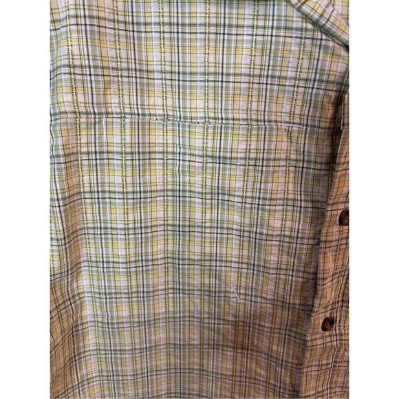 Cabela’s Cool Max Men’s Button Up Short Sleeve Green Shirt Size XL (3988) - Picture 3 of 6